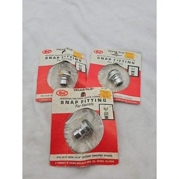 NOS Vtg CHICAGO SPECIALTY Faucet Adapte Connector Kitchen Attach  Dish Wash