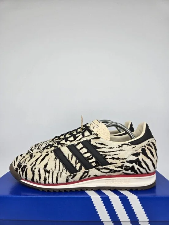 adidas Women's SL 72 OG KH8811 Zebra Print Shoes Size 10.5