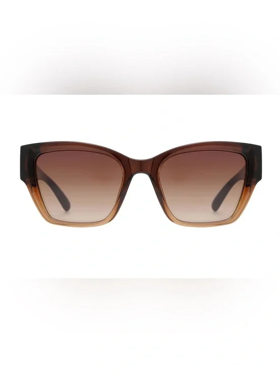 NEW Carolina Lemke Julia Brown Embellished Chain Sunglasses CL3329-02