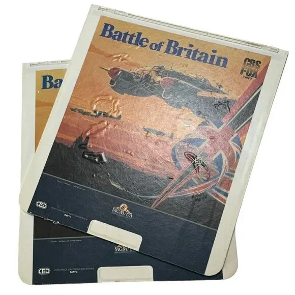 1969 Battle of Britain - 2 CED CBS Fox Videodisc Movie Part I & II ( 1 & 2 )