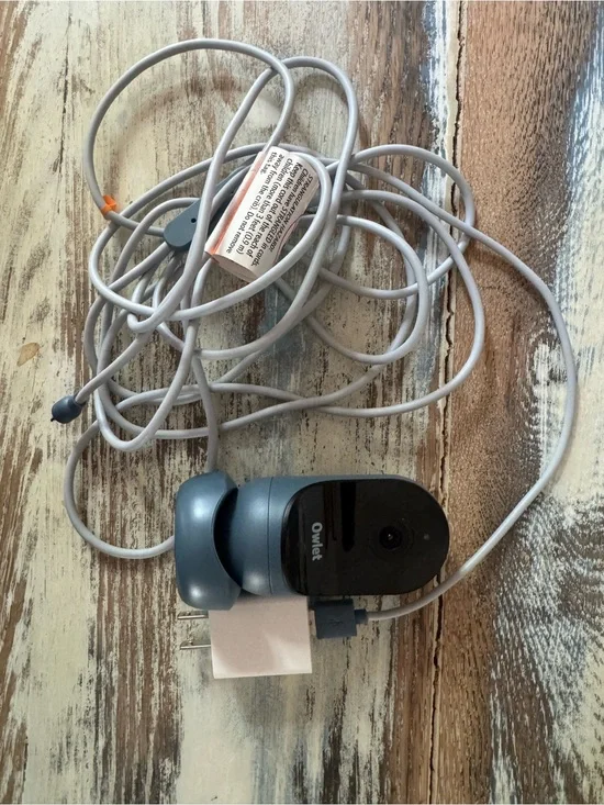 Owlet Gray Smart Baby Monitor Camera with Power Cable