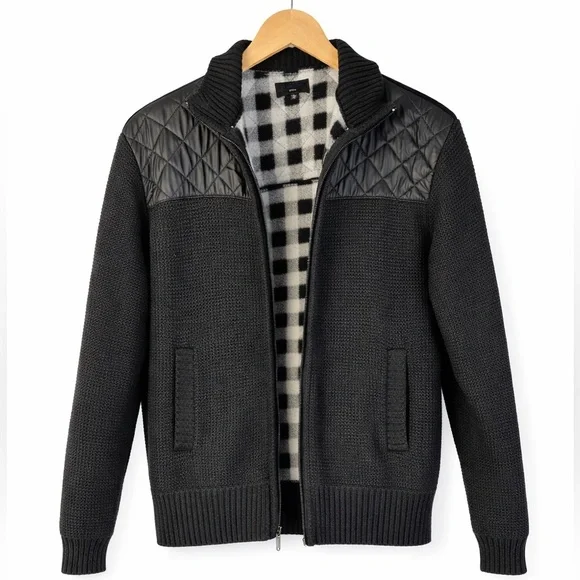Gilberti Knit Quilted Jacket Boys Size 14