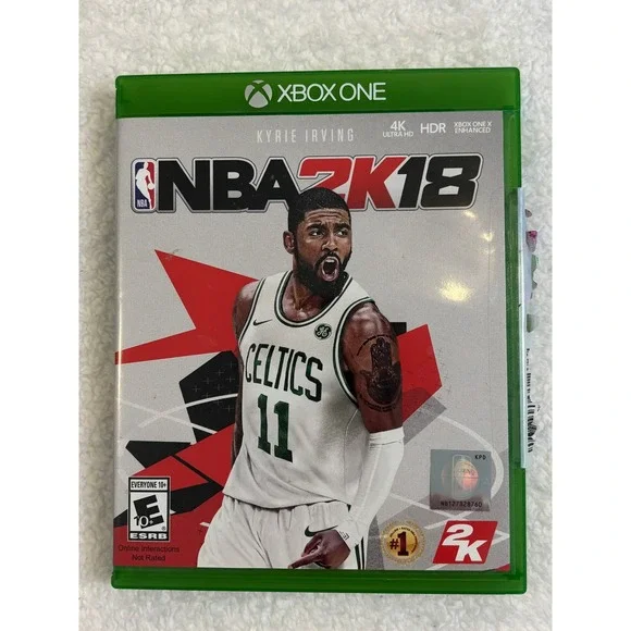 NBA 2K18 Xbox One Video Game Kyrie Irving Cover 4K Ultra HD HDR‎ 2K Sports