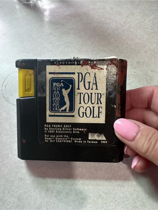 PGA Tour Golf Sega Genesis Game Cartridge do not know if works