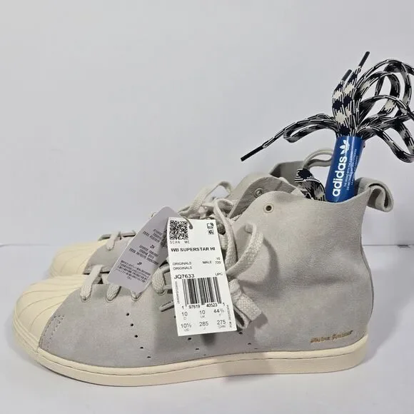 adidas Superstar Hi Wales Bonner Mist Stone JQ7633 Mens 10.5