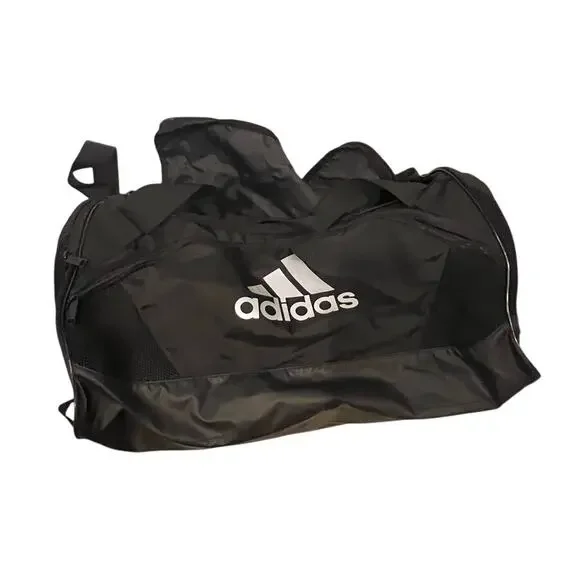 Adidas Defender Medium White Black Gym Bag