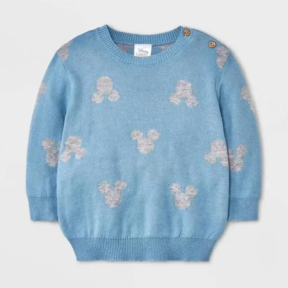 Baby Boys' Disney Mickey Mouse & Friends Pullover Sweater | Disney | 6/9M