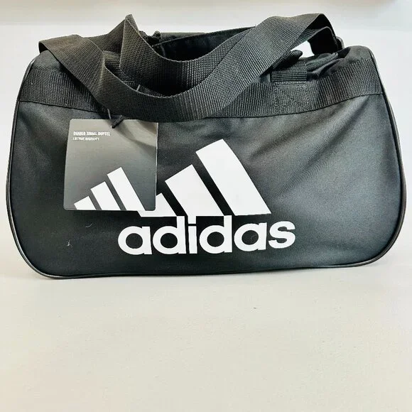 ADIDAS DIABLO SMALL II HEX DUFFLE WEEKENDER OVERNIGHT GYM BAG UNISEX BLACK