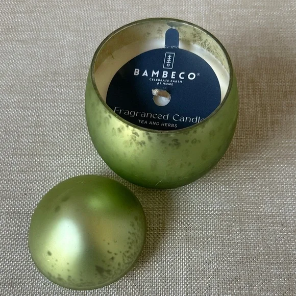 Green Fragranced Candle