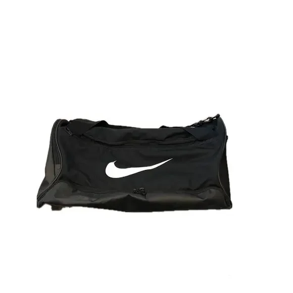 Nike Brasilia 9.5 Black Medium 60L Duffel Gym Bag