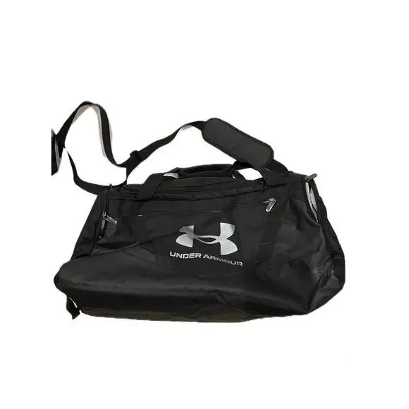 Under Armour Storm White Black Duffel Gym Bag 22
