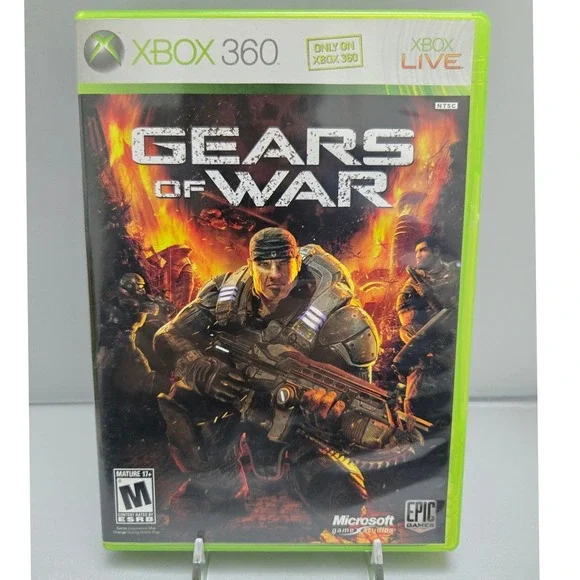 Gears of War 1, 2, & 3 Bundle - Xbox 360 - 3 Games Complete CIB‎ W/ Manuals