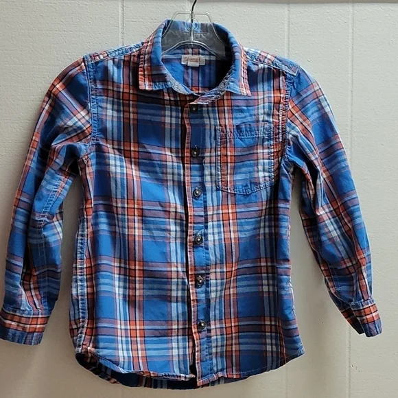 Euc Boys small 6-7 Cat and Jack button down