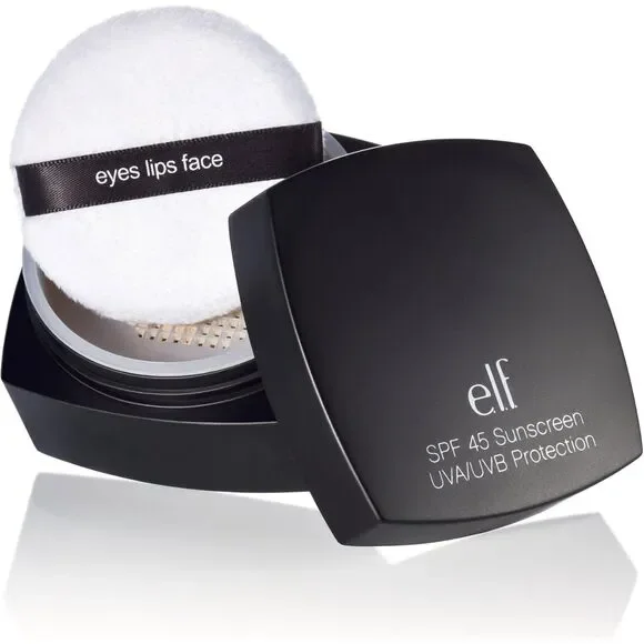 ELF E.L.F. Sunscreen SPF 45 Powder‎ Foundation NEW UNUSED Sheer 83332
