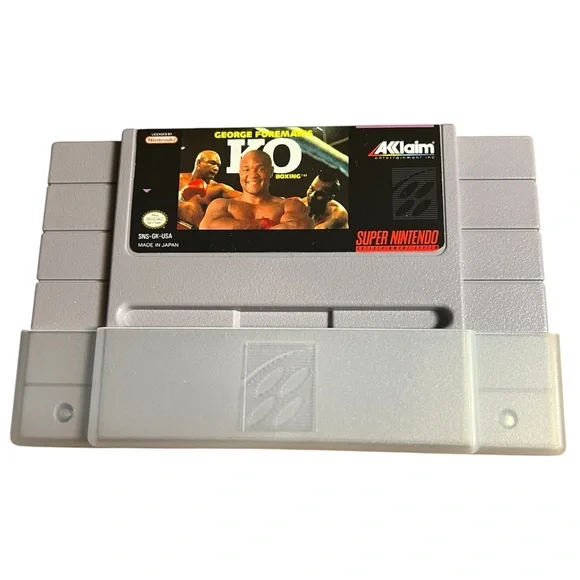 George Forman’s KO Boxing - Super Nintendo - SNES‎ - Tested/Working