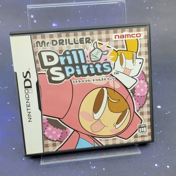 Mr Driller Drill Spirits Nintendo DS Namco Japan Import CIB Complete Game 1687