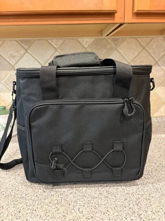 Picnic Cooler Backpack Double Insulated Black