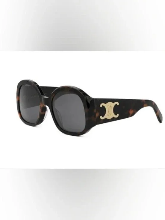 🔥 Celine Maxi Triomphe 54mm Round Sunglasses New 🔥