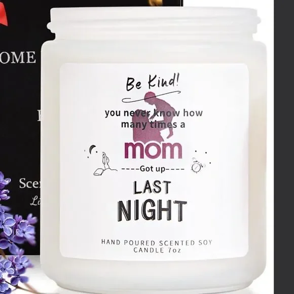 Gifts For Mom From Daughter Son-Funny Mom Birthday GiftsLavender 7oz - White Jar