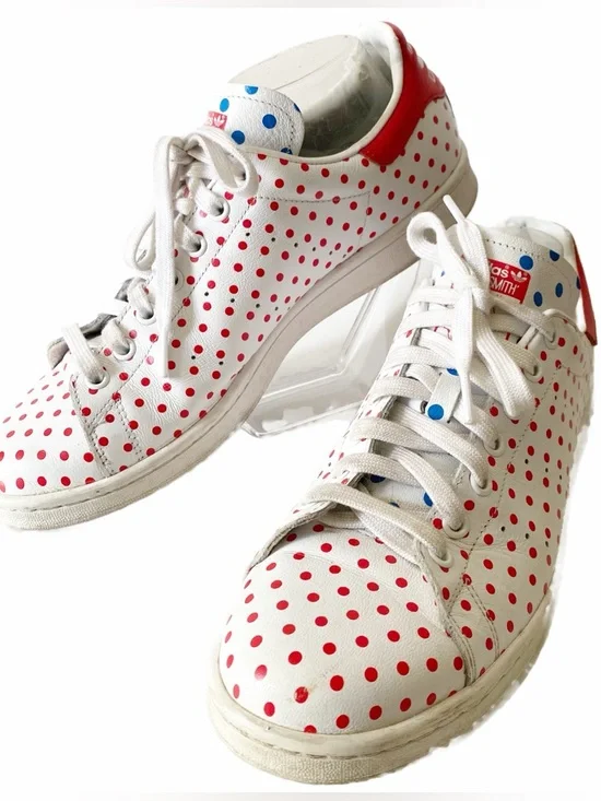 Human Race Pharrell Williams Adidas Stan Smith 'Small Polka Dot Street Sneakers