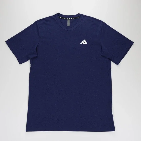 Adidas Men's Crew Neck Short‎ Sleeve Feel Ready Training Tee Dark Blue Size M