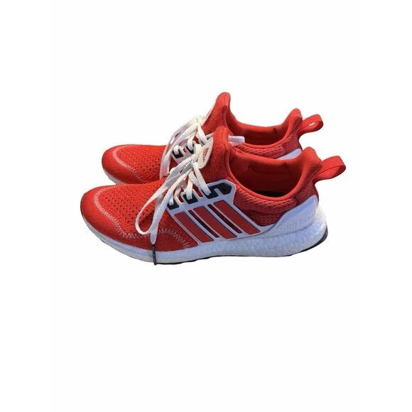 Adidas UltraBoost 1.0 Lindsey Horan Red Running Shoes US Size Mens 8 Womens 9