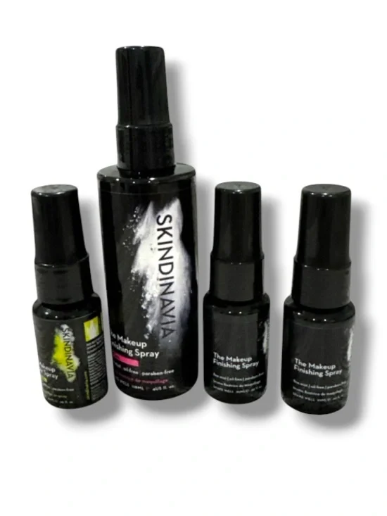 Skindinavia Bundle Women’s Makeup Finishing Primer Spray Bottle Oil-Free Bridal