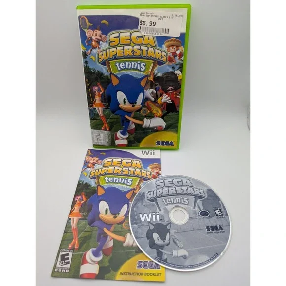 Superstars Tennis -‎ Nintendo Wii Complete With Manual CIB Tester