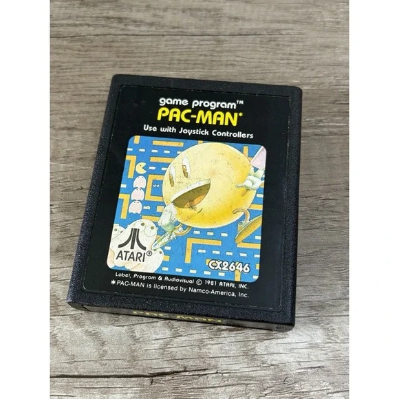 Pac-Man (Atari 2600, 1981) Video Game Cartridge Only