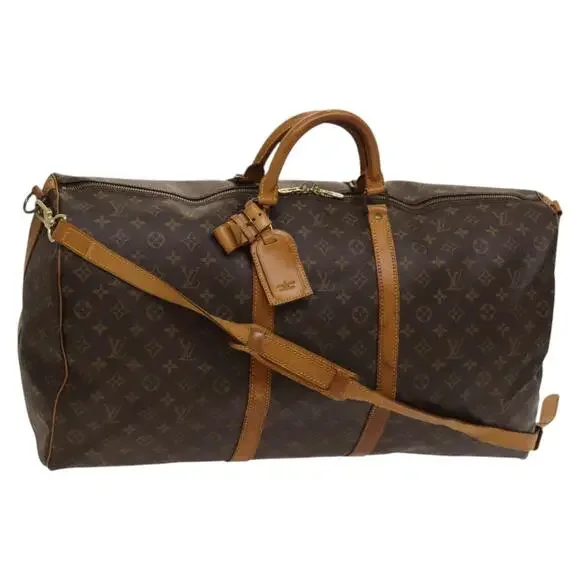 LOUIS VUITTON Monogram Keepall Bandouliere 60 Boston Bag M41412