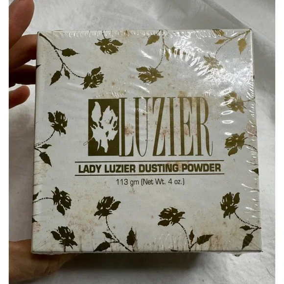 Vintage Lady Luzier Dusting Powder Sealed Boxed 4 oz AS IS