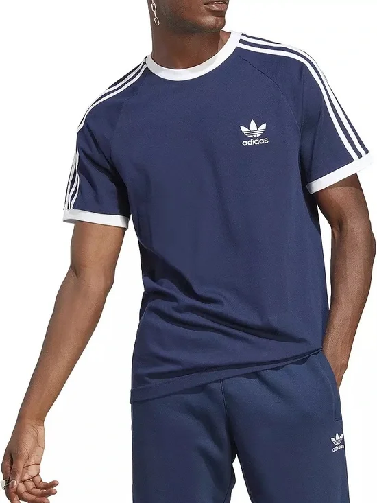 adidas Originals Men's Adicolor Classics 3-Stripes T-Shirt navy Night Indigo