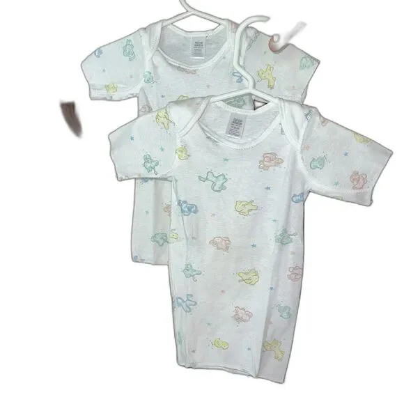 Mine Alone Vintage Pattern Baby Short Sleeve Shirt 12 Month