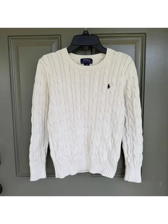 Polo Ralph Lauren Kids Cable Knit Sweater - Size S (8)