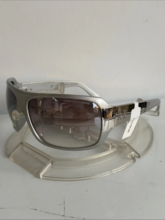 NEW ARMANI EXCHANGE AX048/S Silver Sunglasses NEW WITHOUT TAGS