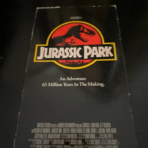 Jurassic Park vhs movie -