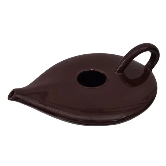 Teapot Modern Brown ceramic pitcher