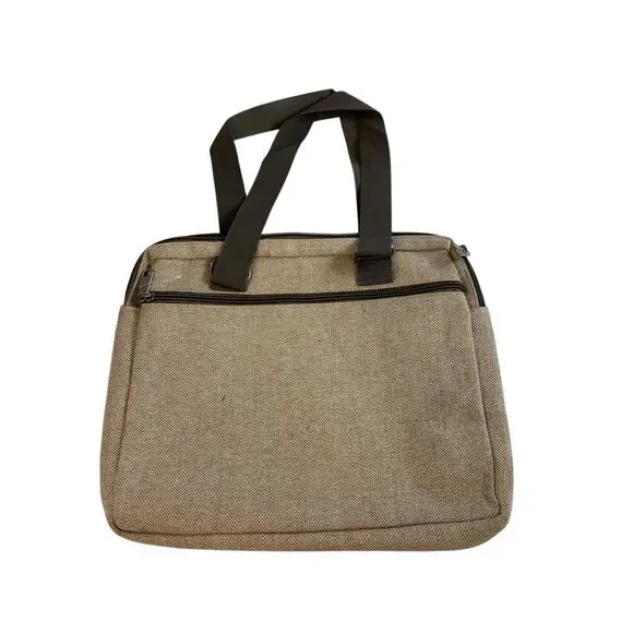 Jute Laptop Sleeve‎ Case Eco Friendly Bag Fits 15 16 MacBook Chromebook Tablet