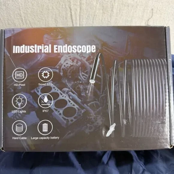 Endoscope camera with light and 30 foot Cable