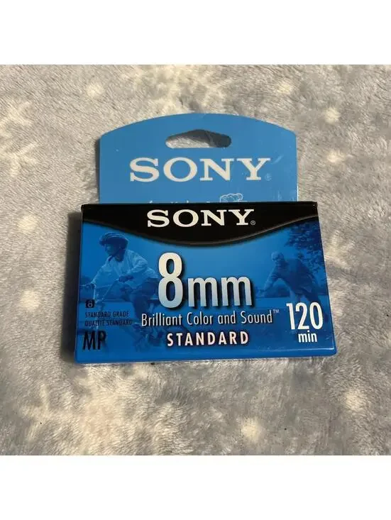 Sony 8 Mm Brilliant Color And Sound Standard 120 Minute Tape New Sealed