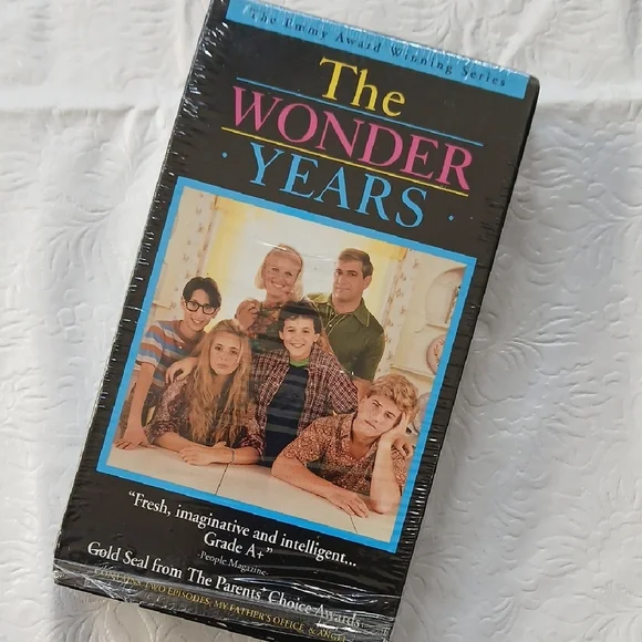 The Wonder Years VHS Box Set - Black with Blue & Pink Artwork