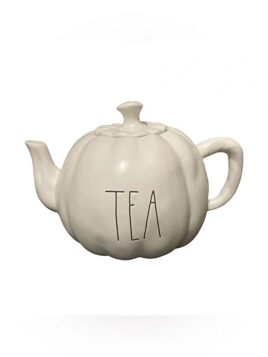 Rae Dunn Ceramic Pumpkin Teapot