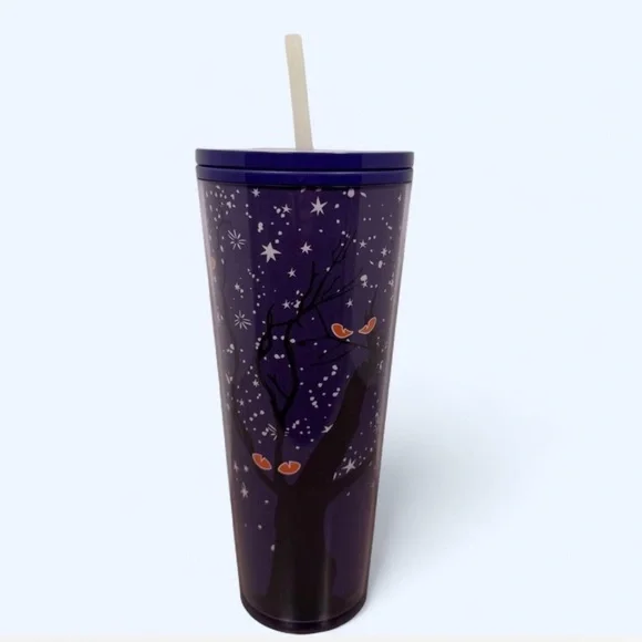 2022 Starbucks Deep Purple Tumbler‎ Halloween
