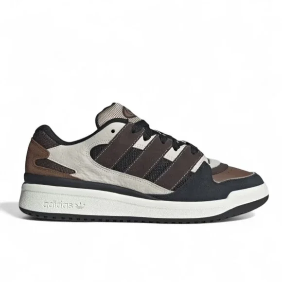 Adidas Originals Forum 2000 Shoes Mens 10 Off White Dark Brown‎ Leather NEW