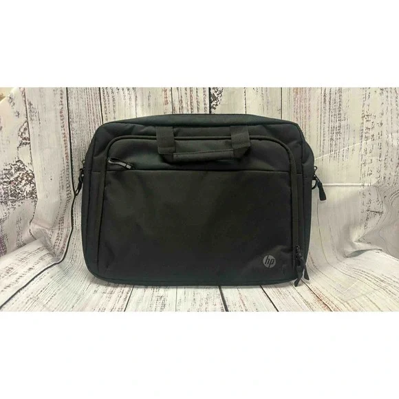 HP‎ Laptop Bag Messenger Briefcase Black Padded Shoulder Strap