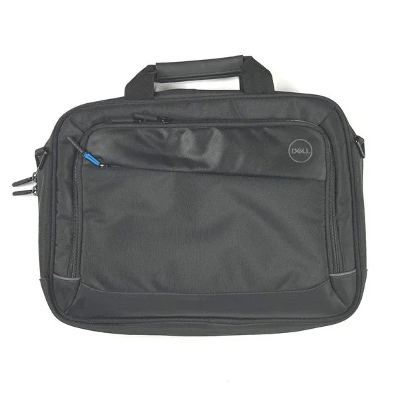 Dell Laptop‎ Bag Briefcase Black Padded Computer Case Shoulder Strap NWOT