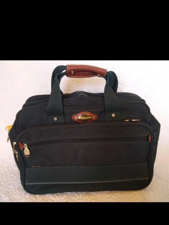 Ricardo Beverly Hills Big Sur Travel Duffel Bag Carry On Weekender Black Brown T