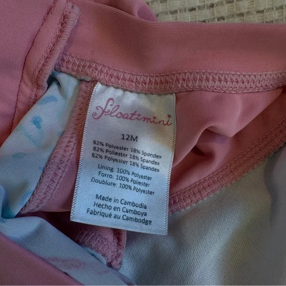 Bundle of 2 baby girl swimsuits 12 months