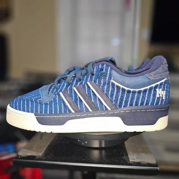 Adidas Rivalry Low 86 Mens 9.5 Blue‎ Pinstripe 