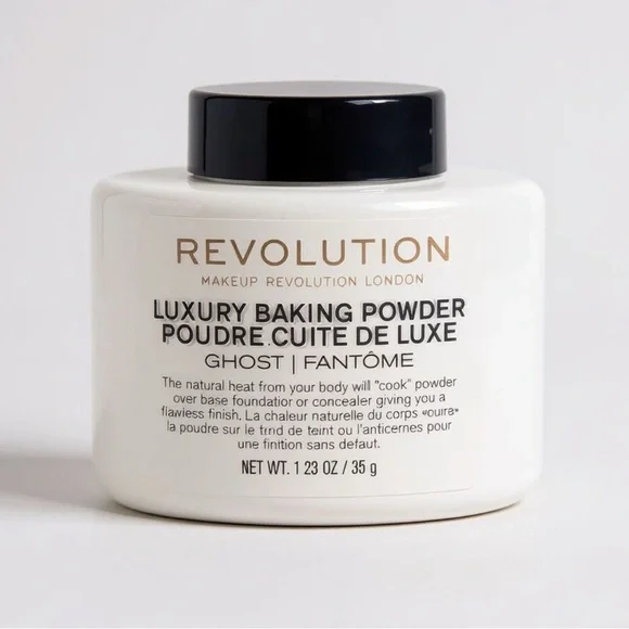 Revolution Makeup Luxury Baking Powder Ghost Translucent 1.23 oz / 35 g NEW